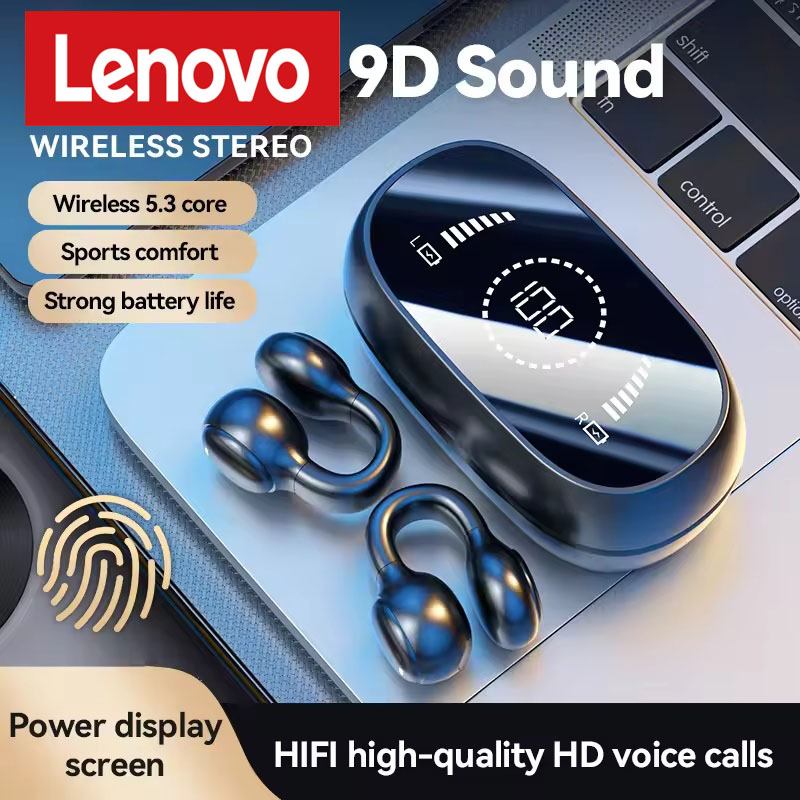 Bone Conduction Running Headphones - Lenovo Orijinal M47 Kablosuz Kulaklık Bluetooth