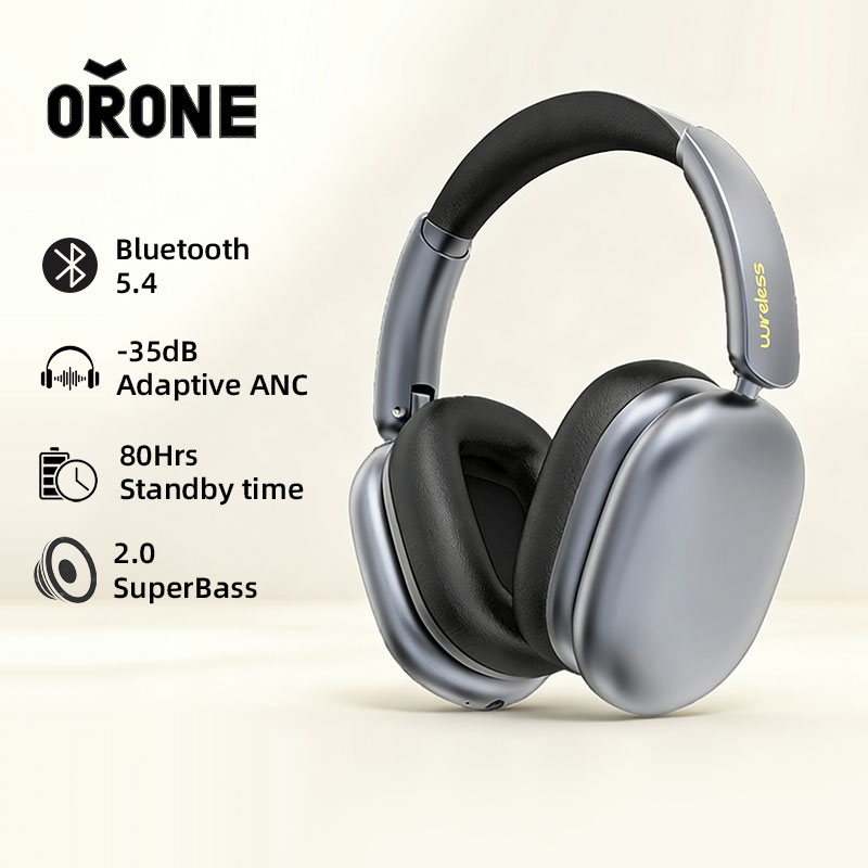 Anc Wireless Over Ear Headphones - ORONE L80 Kulak Üstü Kulaklıklar -35dB