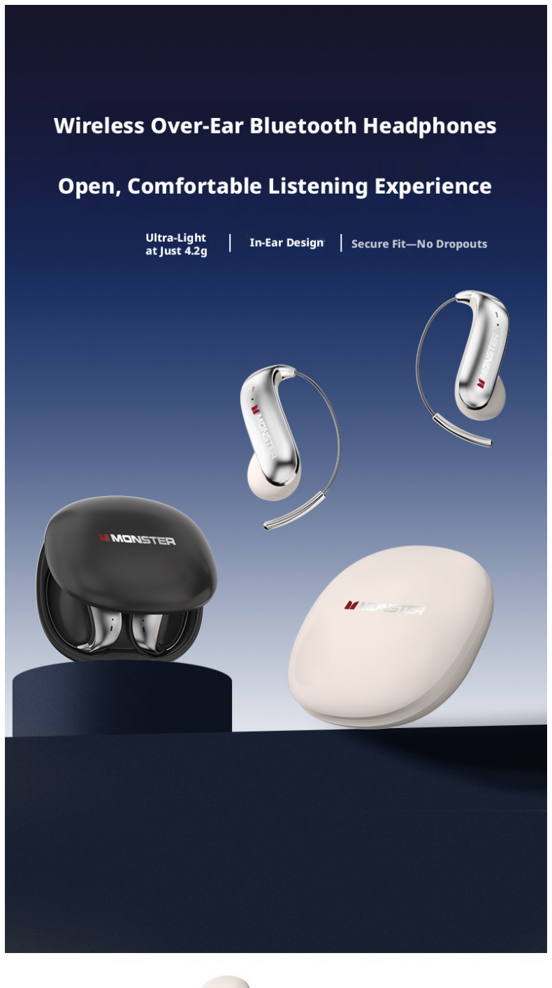 MONSTER C01 Açık Kulak Kancalı - Type C Wired Earphones With Mic incelemesi ve fiyatı
