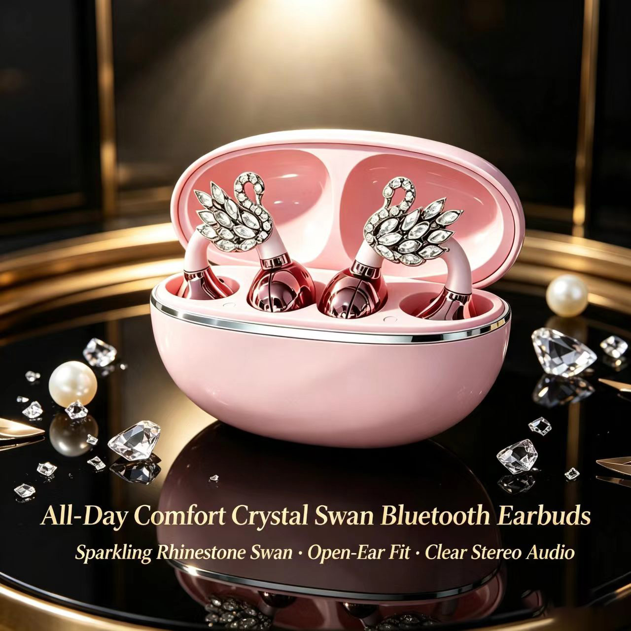 Fashion Swan Klipsli Bluetooth - Type C Wired Earphones With Mic incelemesi ve fiyatı