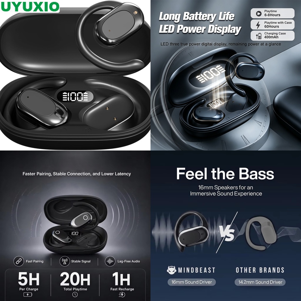 Açık Kulaklık ve Kablosuz Kula - Bone Conduction Running Headphones incelemesi ve fiyatı